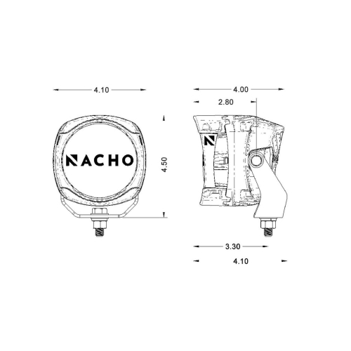 NACHO QUATRO COPPIA FANALI LED 4