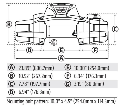 WARN VERRICELLO PER FUORISTRADA ZEON XD 12-S - 12V 5400 KG DI TIRO