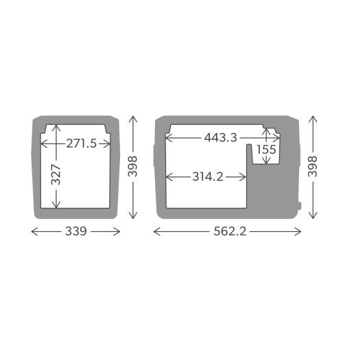 Dometic Frigo/Freezer CoolFreeze CDF2 36