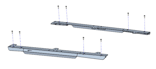 RHINO RACK KIT PORTAPACCHI 1500 X 1240 MM CON STAFFE PER DACIA DUSTER DAL 2024 IN POI