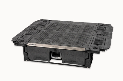 DECKED CASSETTONI SCORREVOLI PER NISSAN NAVARA D40 DAL 2005 AL 2014 DOPPIA CABINA