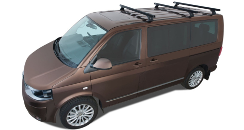 RHINO RACK KIT BARRE HD 1500MM NERE PER VW T6