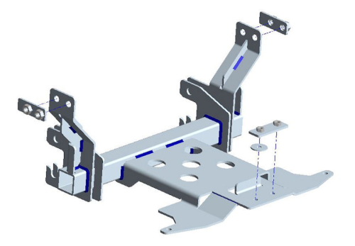 SNO-WAY ATTACCO LAMA NEVE TOYOTA HILUX REVO DAL 2016 IN POI