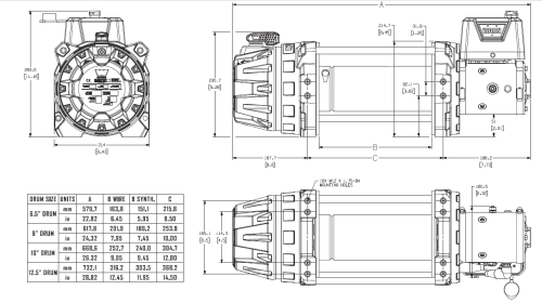 WARN VERRICELLO INDUSTRIALE SERIE G2 12-A DC 12V-MC